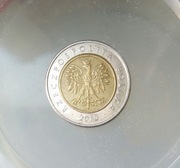 Moneta 5 zł 2010 rok obiegowa 