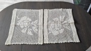 Szydełkowe serwetki obrusy rękodzieło 57x42