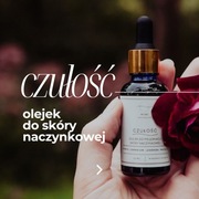 Olejek do twarzy CZUŁOŚĆ / cera naczynkowa + cyprys, geranium, paczula 30ml