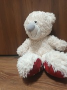 Pluszowy miś z napisem LOVE,50cm,używane