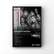 Quebonafide Album „Romantic Psycho” Plakat A3 42x30 cm