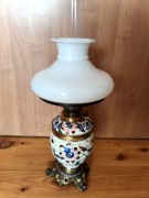 Lampa naftowa - Majolika