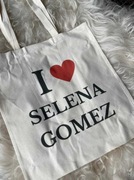 Torba tote bag selena Gomez bawełna cotton bawełniana