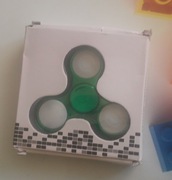 Spinner zielony metalowy