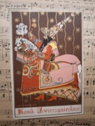 Stara Pocztówka kolekcjonerska Lajkonik autorstwa A.Gramatyka Ostrowska