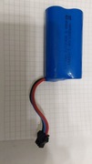 18650 DJY2308 3 pin 7.4v 1200mah RC