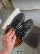 Skórzane czarne Sneakersy Kazar Boreno roz 37