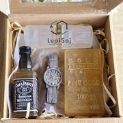 Zestaw ozdobnych mydelek glicerynowych 