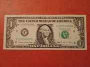 USA 1 DOLAR SERIA 1988 BANK OF ATLANTA F-6 