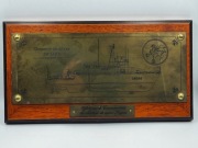 Ryngraf wojskowy kolekcjonerski Francuska Marynarka Wojenna PEGASE M644