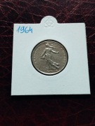 Moneta Francja 1 frank 1964