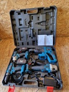 ZESTAW NARZĘDZI AKU 21V 4x BAT 5w1 MŁOT KLUCZ SZLIFIERKA WKRĘTARKA PILARKA