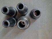 Gumowa końcówka na laskę kule balkonik antypoślizgowa +końcówka odchylana 