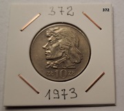 10 zł Tadeusz Kościuszko z 1973 r. ciekawa moneta, rzadka nr. 372