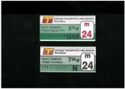 ZTM Warszawa - bilety dobowe U i N z hologramem