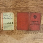 legitymacja kierowcy samochodu ZSRR Grodno Lida kresy Białoruś 1987