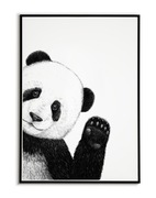 Słodka Panda PLAKAT A3 Vintage, Panda - trzeci plakat GRATIS