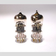 PARA lamp TESLA  E88CC NOS złote nóżki " JAN ECC88