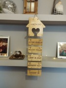 Wystrój Wnętrz Tabliczka Dom Rodzina Design Drewno