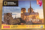 CUBIC FUN PUZZLE 3D National Geographic Paryż Katedra Notre Dame