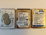 Uszkodzone dyski 3 x SSD 3 X HDD - 1Tb 750Gb 640Gb 256Gb