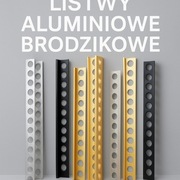 Listwa spadkowa aluminiowa brodzikowa 125cm prawa lub lewa