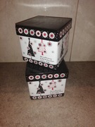 Pudełeczka ozdobne świąteczne na prezent 2 szt