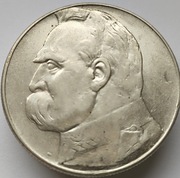 10 złotych 1935 Piłsudski Dziadek Srebro Ag