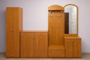 Komplet mebli do przedpokoju - szafa, komoda, wieszak, lustro, garderoba 