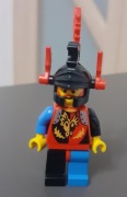 Lego Dragon Knights - Dragon Master, Red Plumes-cas011