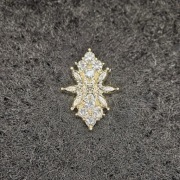 Ozdoby na paznokcie 3d, biżuteria z cyrkoniami, charms - 1szt.