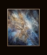 130cmx110cm, abstrakcja, płótno, Monika Seroka