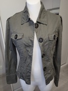 Kurtka damska cienka taliowana r. M kolor khaki