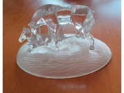 Nowy kryształ ozdoba koń i źrebak 