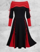 Gotycka sukienka retro – styl vintage z pazurem