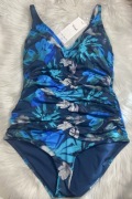 Triumph strój kąpielowy 46B Summer Fleur OP01- kwiaty,niebieski- Nowy