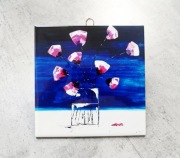 Obrazek Kafelek Płytka Zawieszka 15x15cm Kwiaty Natura Mvcha Nie Siada