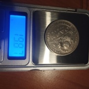 Monetą srebro 900 próby 