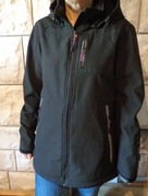 Damska lekka kurtka softshell czarna OKAZJA