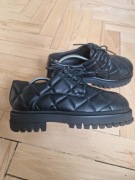 Emporio Armani Buty Quilted Derby Shoes roz 40,5