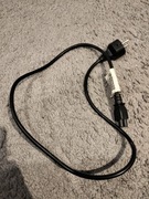 Kabel zasilający "koniczynka" czarny 1 metr