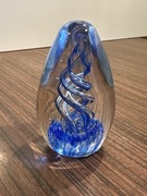 Śliczna szklana ozdoba przycisk do papieru 