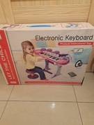 Pianinko Dla Dzieci Mikrofon Głośnik Krzeselko Zabawa Jak Nowe