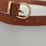 **brązowy PASEK do spodni sukienki 110 x 2,5 cm