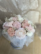 Flowerbox świece sojowe xxl 16 sztuk bukiet na prezent