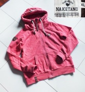 Naketano fajna bluza z kapturem na suwak r.XL