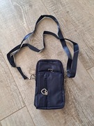 Saszetka damska/ dziewczęca, torebka przez ramię - granatowa