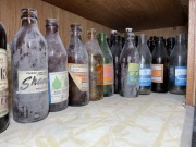 Stare butelki Społem i pochodne PRL