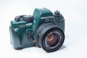Praktica BX20s GREEN / Pentacon Prakticar 50/1.8