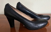 Czółenka GEOX r.41 szpilki czarne skóra 26,5 cm !! WYPRZEDAŻ SZAFY !!